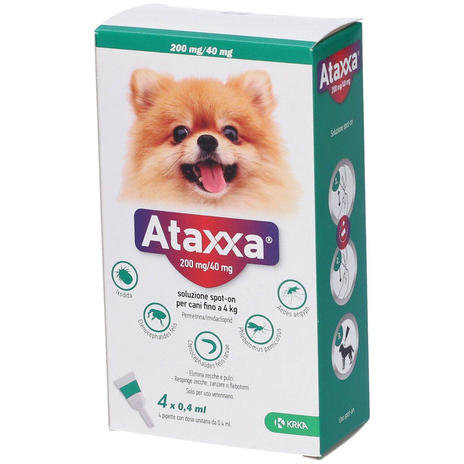 ATAXXA SPOTON*4PIP 0-4KG - Gruppofarmastore.it
