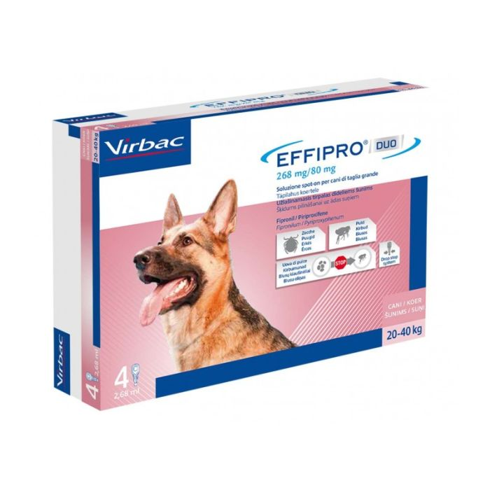 EFFIPRO DUO*4PIP 20-40KG CANI - Gruppofarmastore.it
