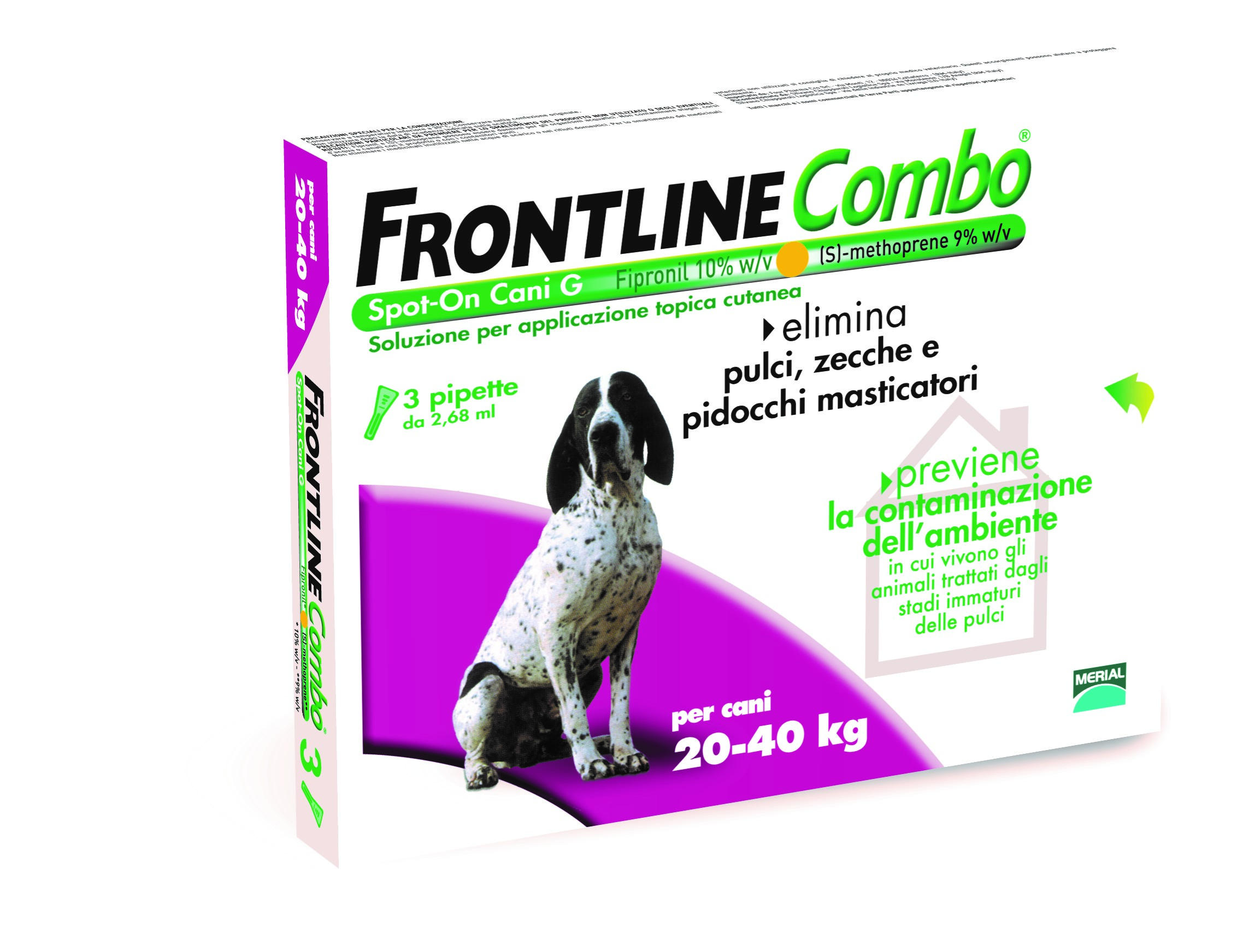 FRONTLINE COMBO*3PIP 20-40KG C - Gruppofarmastore.it