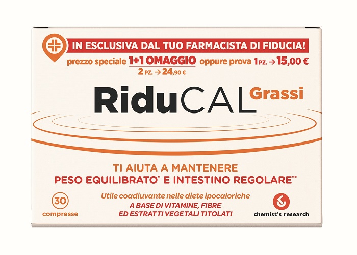 RIDUCAL GRASSI 30 COMPRESSE - Gruppofarmastore.it