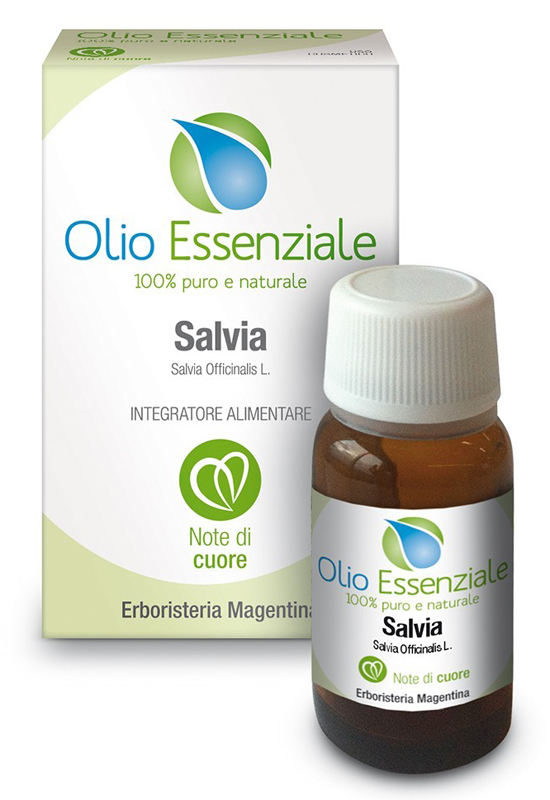 SALVIA OFFICINALIS OLIO ESSENZIALE 10 ML - Gruppofarmastore.it