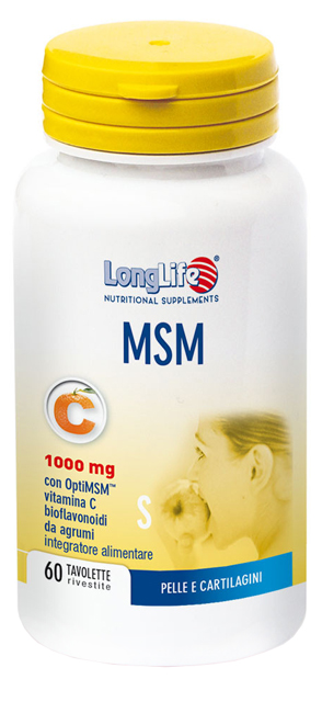 LONGLIFE MSM 1000 MG 60 TAVOLETTE - Gruppofarmastore.it