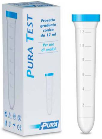 PROVETTA PER URINE PURA TEST GRADUATA CONICA 12 ML - Gruppofarmastore.it