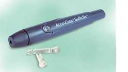 PENNA PUNGIDITO ACCU-CHEK SOFTCLIX + 25 LANCETTE SOFTCLIX + MANUALE DI UTILIZZO - Gruppofarmastore.it