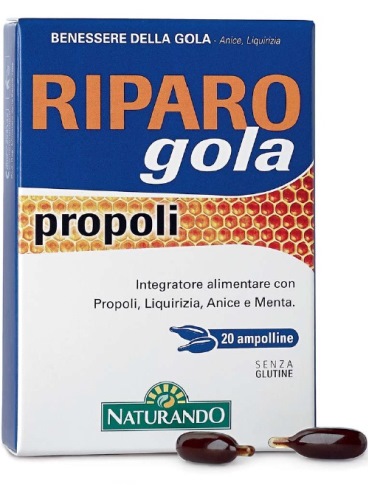 RIPARO GOLA PROPOLI 20 AMPOLLE BEVIBILI - Gruppofarmastore.it