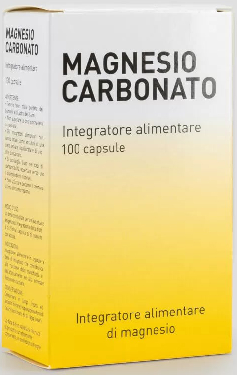 MAGNESIO CARBONATO 100 CAPSULE - Gruppofarmastore.it