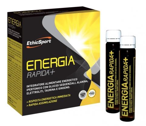 ETHICSPORT ENERGIA RAPIDA+ 10 FLACONCINI 25 ML - Gruppofarmastore.it