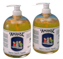 L'AMANDE MARSEILLE SAPOBNE LIQUIDO VEGETALE OLII ESSENZIALI 500 ML - Gruppofarmastore.it