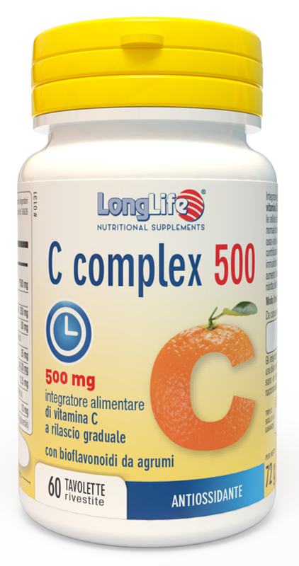 LONGLIFE C COMPLEX 500 TIME RELEASED 60 TAVOLETTE - Gruppofarmastore.it