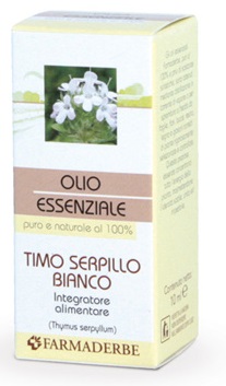 FARMADERBE OLIO ESSENZIALE TIMO SERPILLO BIANCO 10 ML - Gruppofarmastore.it