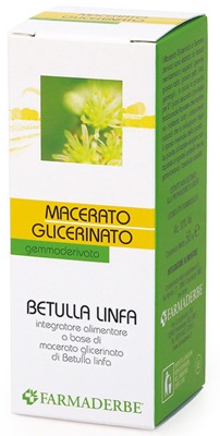 BETULLA LINFA MACERATO GLICERINATO 50 ML - Gruppofarmastore.it