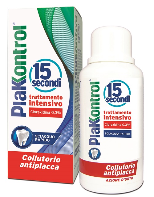 PLAKKONTROL 15 SECONDI COLLUTORIO 250 ML - Gruppofarmastore.it
