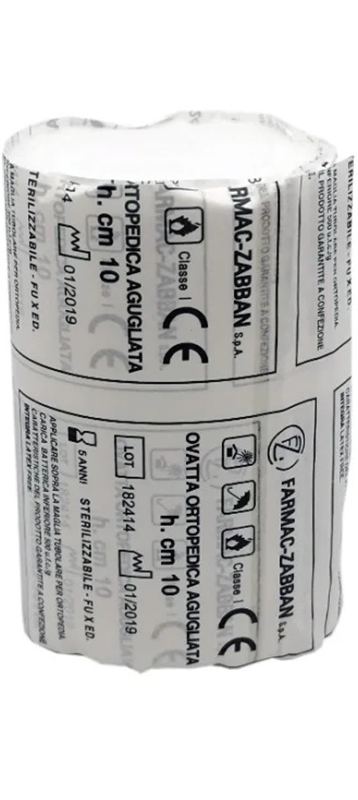 BENDA OVATTA AGUGLIATA 10X400 CM 1 PEZZO - Gruppofarmastore.it