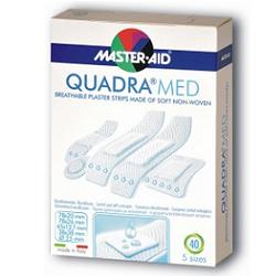 CEROTTO MASTER-AID QUADRA DERMOATTIVO FORMATI ASSORTITI 40 PEZZI - Gruppofarmastore.it