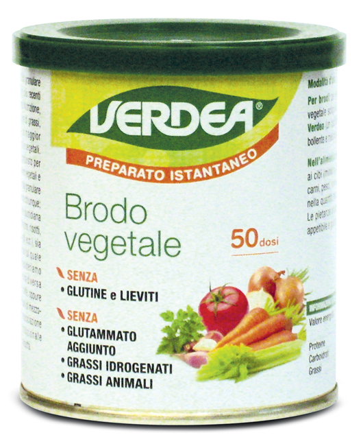 VERDEA PREPARATO ISTANTANEO BRODO VEGETALE 200 G - Gruppofarmastore.it