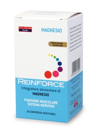 REINFORCE MAGNESIO 30 COMPRESSE MASTICABILI - Gruppofarmastore.it