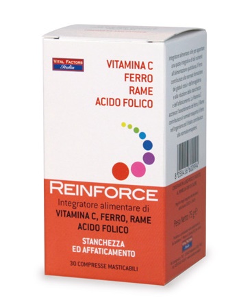 REINFORCE FERRO + VITAMINA C + RAME + ACIDO FOLICO - Gruppofarmastore.it