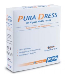 GARZA IDROFILA PURA DRESS 10X10CM 100 PEZZI - Gruppofarmastore.it