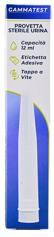 PROVETTA STERILE PER URINA 12ML GAMMADIS - Gruppofarmastore.it
