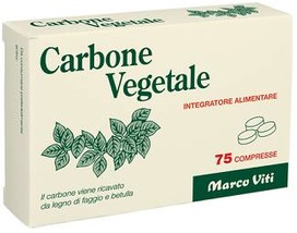 CARBONE VEGETALE 75 COMPRESSE - Gruppofarmastore.it