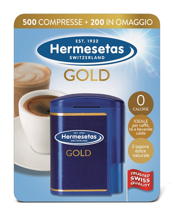 HERMESETAS GOLD 500+200 COMPRESSE 35 G - Gruppofarmastore.it