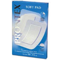 GARZA COMPRESSA PRONTEX SOFT PAD AUTOADESIVA 10X15CM 6 PEZZI - Gruppofarmastore.it
