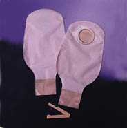 SACCA A FONDO APERTO OPACA CON PELLICOLA DI RIVESTIMENTO DISPOSITIVO DUE PEZZI CON SISTEMA DI AGGANCIO ATRAUMATICO CONSECURA 57MM 10 PEZZI - Gruppofarmastore.it