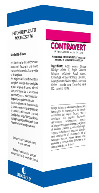 CONTRAVERT 50 ML SOLUZIONE IDROALCOLICA - Gruppofarmastore.it