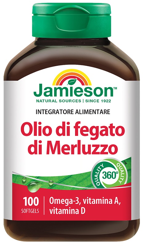 OLIO DI FEGATO DI MERLUZZO 100 PERLE - Gruppofarmastore.it