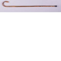 BASTONE DI CASTAGNO NETURALE CON MANICO CURVO - Gruppofarmastore.it