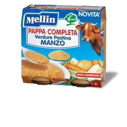 MELLIN PAPPA COMPLETA MANZO 250 G 2 PEZZI - Gruppofarmastore.it