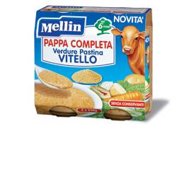 MELLIN PAPPA COMPLETA VITELLO 250 G 2 PEZZI - Gruppofarmastore.it