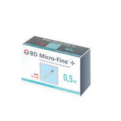SIRINGA INSULINA BECTON DICKINSON 0,5 ML 100 UI AGO GAUGE 29 30 PEZZI - Gruppofarmastore.it