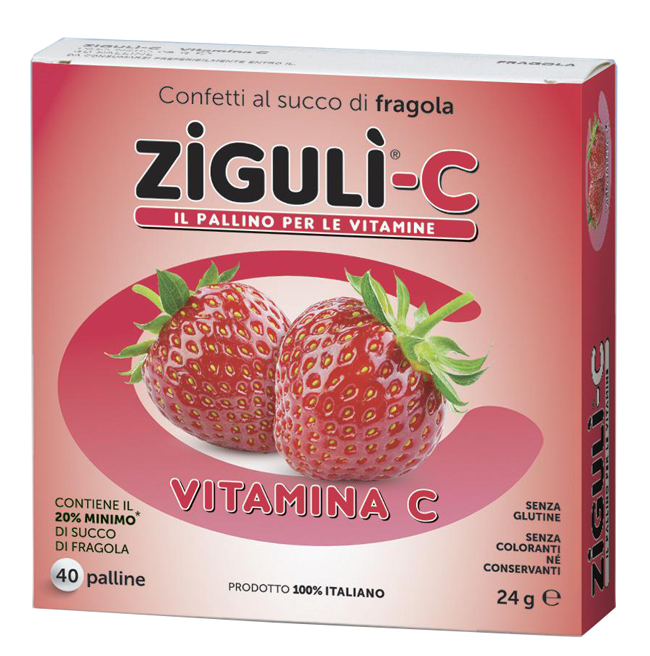ZIGULI C FRAGOLA 40 CONFETTI 24 G - Gruppofarmastore.it