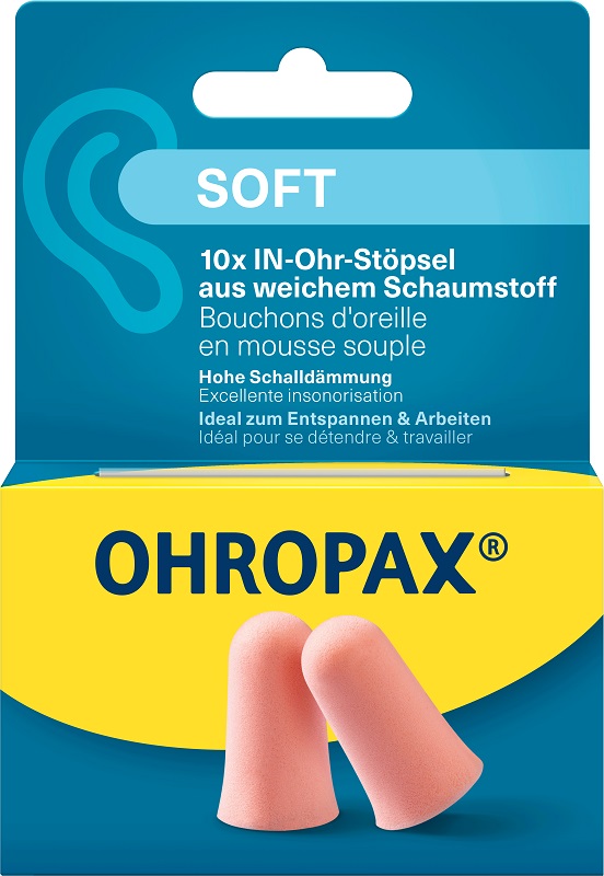 OHROPAX SOFT TAPPI AURICOLARI 10 PEZZI - Gruppofarmastore.it