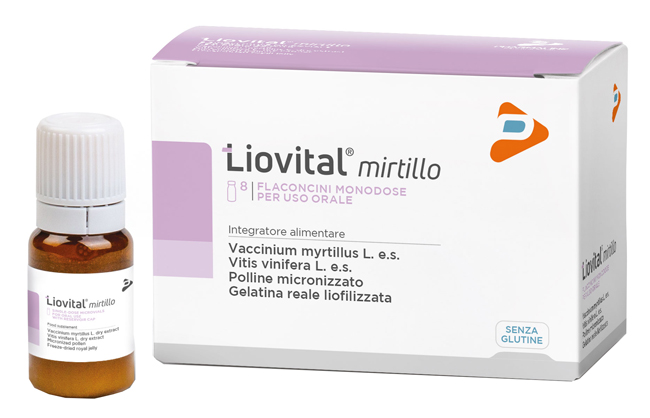 LIOVITAL MIRTILLO 8 FLACONCINI 10 ML - Gruppofarmastore.it