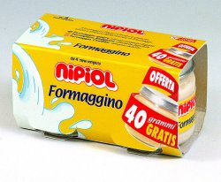 NIPIOL OMOGENEIZZATO FORMAGGINO 80 G 2 PEZZI - Gruppofarmastore.it