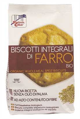 FSC BISCOTTI INTEGRALI DI FARRO BIOA AD ALTO CONTENUTO DI FIBRE CON OLIO DI GIRASOLE SENZA OLIO DI PALMA 400 G - Gruppofarmastore.it