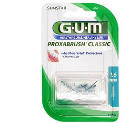 GUM PROXABRUSH CLASSIC 614 SCOVOLINO INTERDENTALE 8 PEZZI - Gruppofarmastore.it
