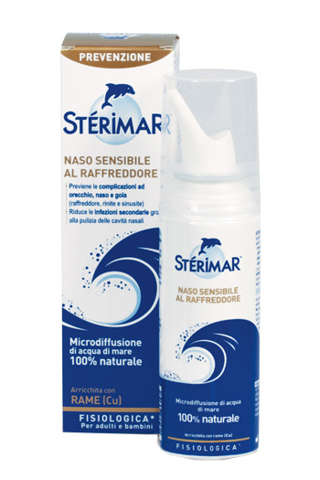 STERIMAR NASO SENSIBILE AL RAFFREDDORE ACQUA DI MARE SPRAY 100 ML - Gruppofarmastore.it