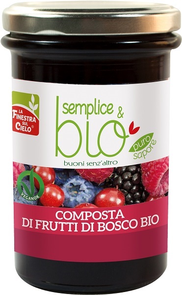 COMPOSTA DI FRUTTI DI BOSCO CON POLPA DI MELA BIO 320 G - Gruppofarmastore.it