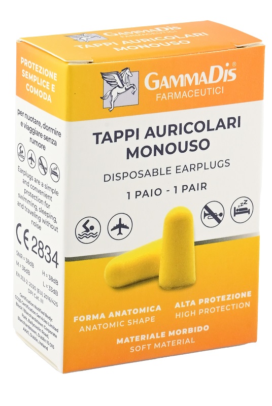 TAPPO AURICOLARE EAR GOMMAPIUMA 2 PEZZI GAMMADIS - Gruppofarmastore.it