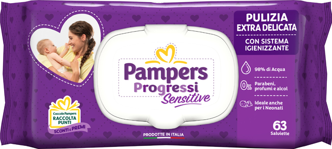PAMPERS SALV SENSIT ALOE RIC63 - Gruppofarmastore.it
