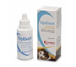 OPTIVET DETERGENTE PER OCCHI PER CANI E GATTI FLACONE 50 ML - Gruppofarmastore.it