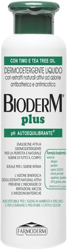 BIODERM PLUS ANTIBATTERICO 250 ML - Gruppofarmastore.it