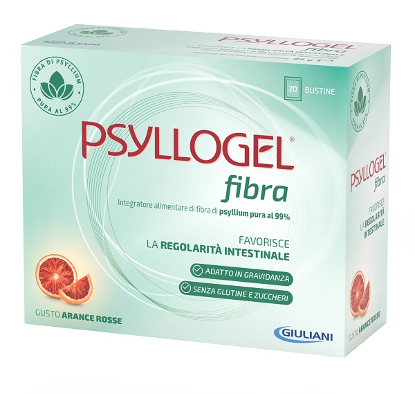 PSYLLOGEL FIBRA ARANCE ROSSE 20 BUSTINE - Gruppofarmastore.it
