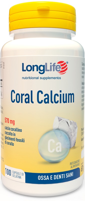 LONGLIFE CORAL CALCIUM 100 CAPSULE - Gruppofarmastore.it