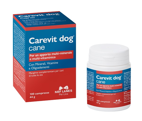 CAREVIT DOG FLACONE 100 COMPRESSE APPETIBILI - Gruppofarmastore.it