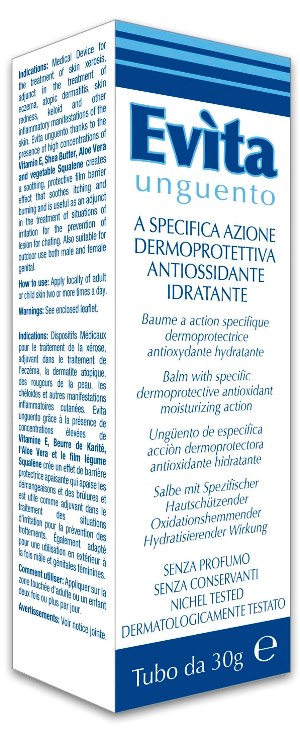 EVITA UNGUENTO A SPECIFICA AZIONE DERMOPROTETTIVA ANTIOSSIDANTE IDRATANTE 30 ML - Gruppofarmastore.it
