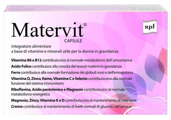 MATERVIT 30 CAPSULE - Gruppofarmastore.it